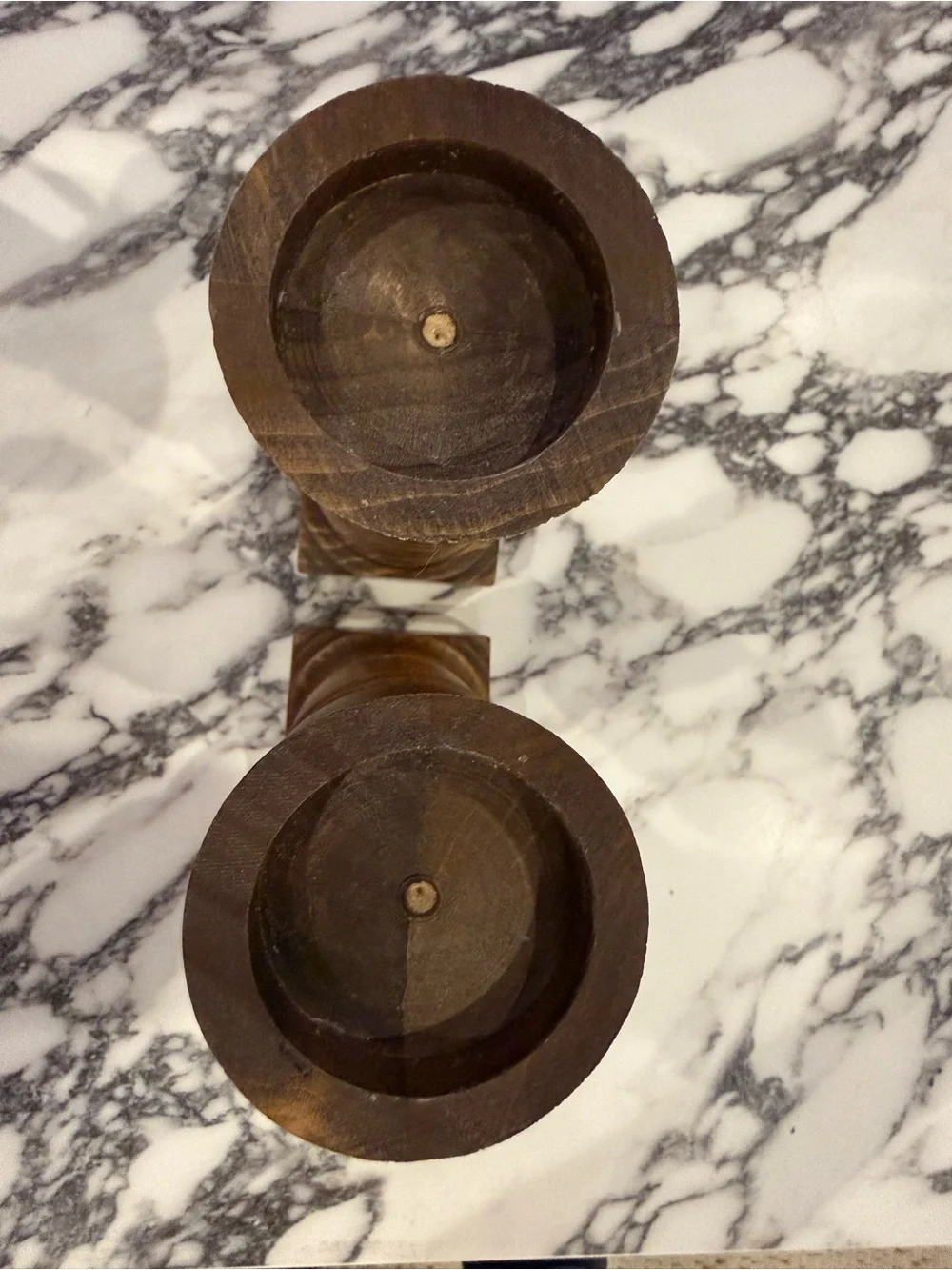 Harp Design Co Hand Turned Wood Candlesticks Set of 2 Clint Harp Fixer Upper